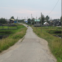 Дорога в посёлок Илья-Шор.
