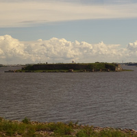 Невская губа. Форт "Милютин".