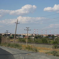 Орск с объездной дороги.