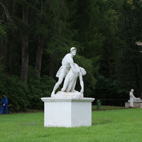 Скульптура Патрокл, умирающий на руках Ахиллеса