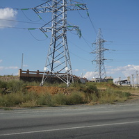 На объездной дороге.