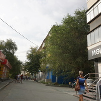 На проспекте Ленина.Торговые ряды.