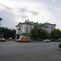 На проспекте Ленина.