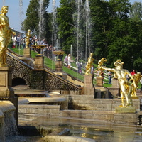 Большой фонтанный каскад