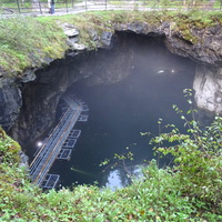 Горный парк "Рускеала". Подземное озеро.