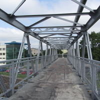 пешеходный мост в Нарве