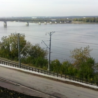Вид на Камский мост.
