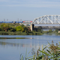 железнодорожный мост через реку Северский Донец