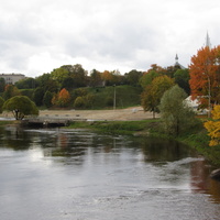 Нарва, пляж на липовой горке