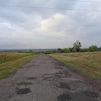 Дорога из Кирсанова в Рамзу, слева от этой дороги - село Вяжля, а справа от данной трассы - село Марьинка, в низине бывшие посёлки - Щемиловка и Ленинка (Ленивка)