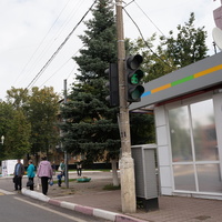 Перекрёсток проспект Победы и Октябрьская улица