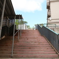 2-й Котельнический переулок, временно-постоянная лестница