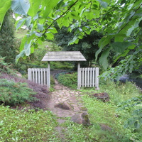 Сад камней Ворота в сад.