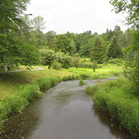 Река Пюхайыга в нижней части парка