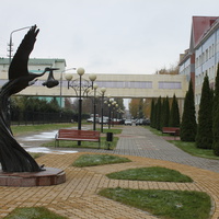 Белгород. Скульптура "Аист".