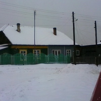 Зима в посёлке.