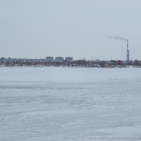 Вид на новый город и ТЭЦ2