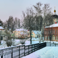 Город Мышкин. Рождественское утро