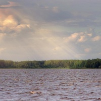река Унжа  (  в близи села Пелегово )