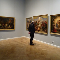 Экспозиции Эрмитажа в Главном штабе. Залы западноевропейского искусства XIX века.