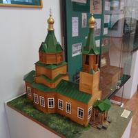 Музей истории Кронштадта. Макет церкви Преподобного Сергия Радонежского