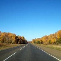 Дорога Р-255 Сибирь, конец Иркутской области