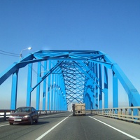 Дорога Р-255 Сибирь, объездная дорога вокруг Красноярска. Мост через Енисей