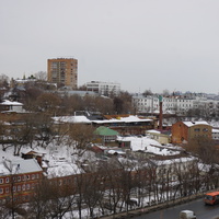 Вид на город от башни Кремля.