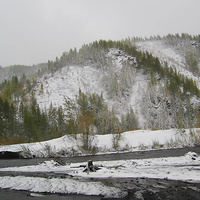 Ыныкчан, 12 сент. 2006 года. Первый снег.