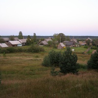 Вид на  нижнюю деревню