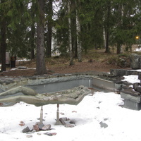 Скульптура самоубийце-Дева Иматры. Автор финский скульптор Таисто Мартискайнен 1972г.