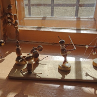 В музее-усадьбе "Рождествено". Детские поделки.