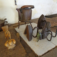 В музее-усадьбе "Рождествено". Кухня.