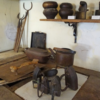 В музее-усадьбе "Рождествено". Кухня.