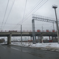 Мост через ЖД Комсомольская уица
