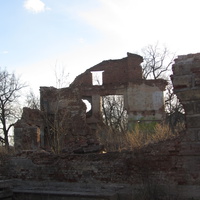 Ул. Курорт, руины Солецкого  санатория