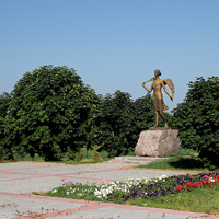 Памятник Зое Космодемьянской. Осино-Гай. Тамбовская область