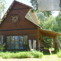 На территории музея "Уходящая Мещера" в посёлке Туголесский Бор