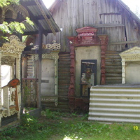 На территории музея "Уходящая Мещера" в посёлке Туголесский Бор