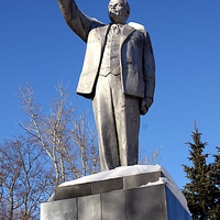 Белгород. Памятник Ленину в Центральном парке.