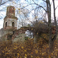 Медуши. Церковь Троицы Живоначальной. Руины