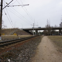 Приморское шоссе.Путепровод.