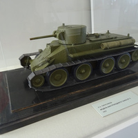 Музей "Дорога Жизни". Модель танка БТ-5