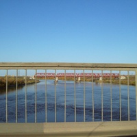 Трасса  Р-255 Сибирь. Мост через реку Кию