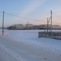 Дорога в школу деревни Тарказы