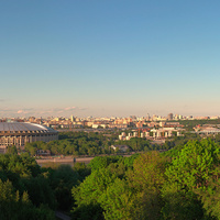 Вид на Москву с Воробьёвых гор
