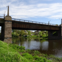 Автомобильный мост через реку Ижору
