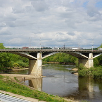 Мост через реку Днепр.