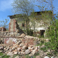 усадебный комплекс в Анташах, барский дом- руины
