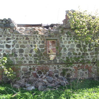 усадебный комплекс в Анташах, барский дом- руины